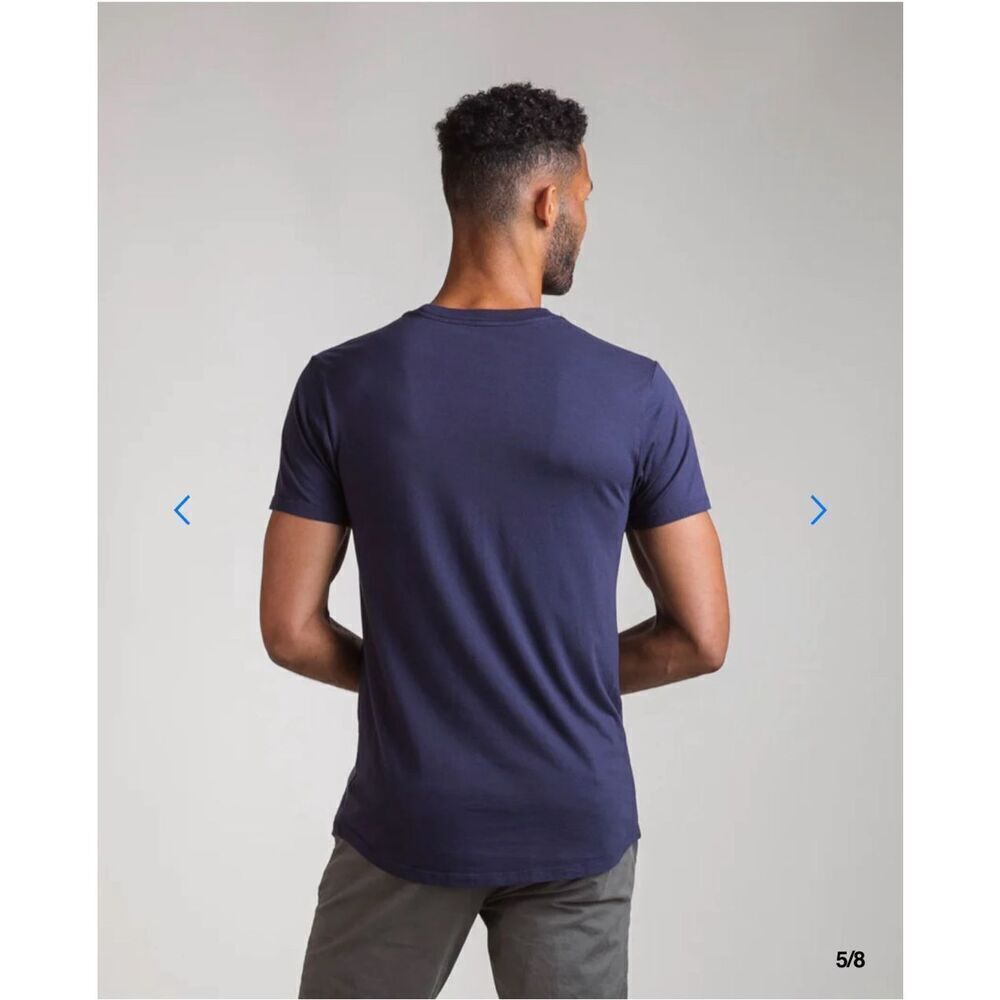 Sewn West Men's Blue Short-Sleeve Crew Neck T-Shirt Size 2XL NWT - Picture 4 of 11